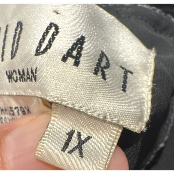 David Dart Floral Velvet Maxi Dress Women’s Plus Size 1X Short Sleeve Holiday - Picture 10 of 10